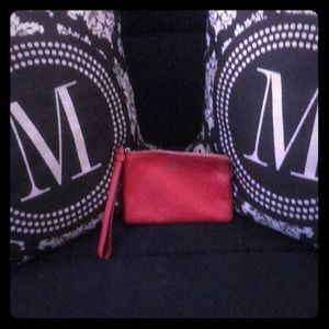 PRELOVED Coach red wristlet